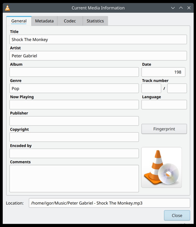 Chỉnh sửa siêu dữ liệu MP3 và ảnh bìa trong VLC:Hướng dẫn từng bước 
