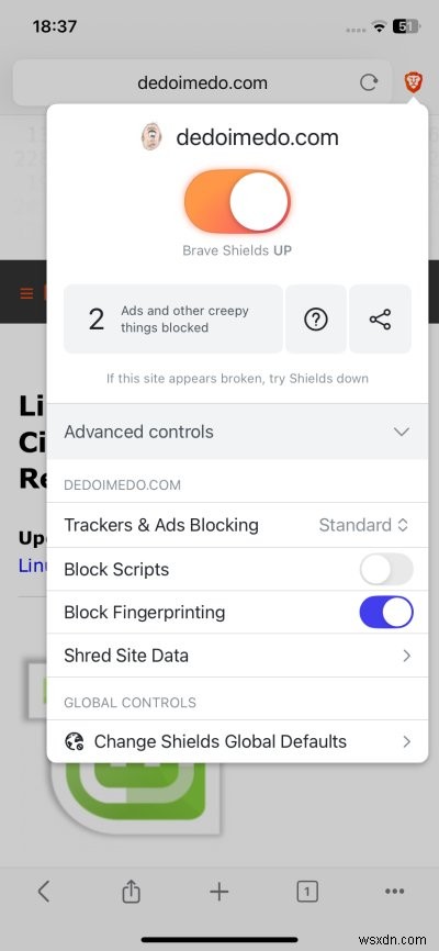 Tại sao trình duyệt Brave là lựa chọn tốt nhất cho người dùng iPhone 