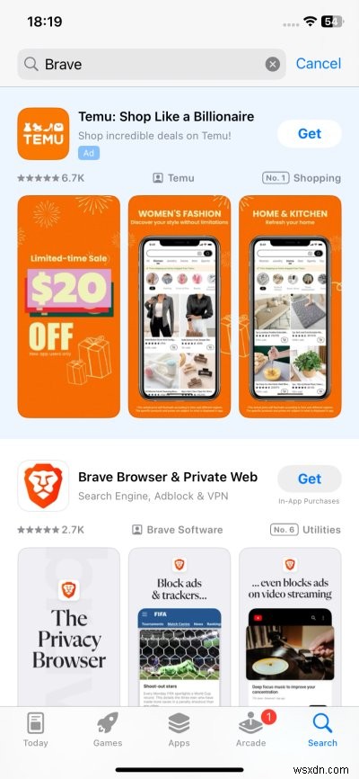 Tại sao trình duyệt Brave là lựa chọn tốt nhất cho người dùng iPhone 