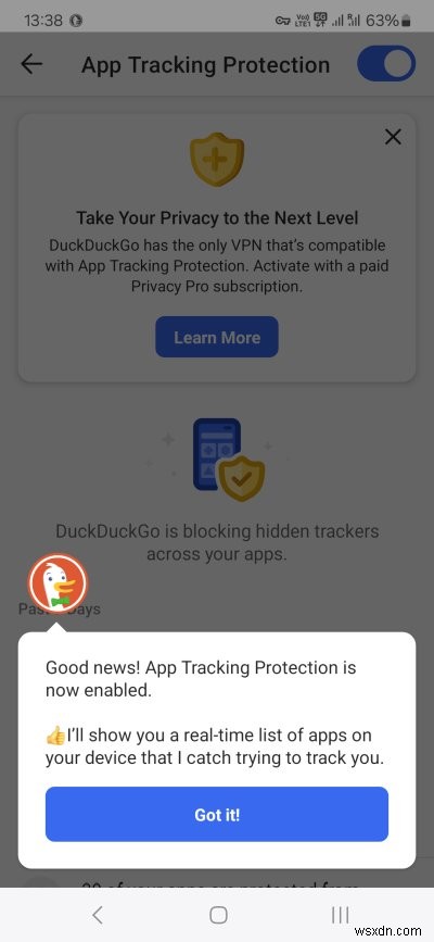 Bảo vệ theo dõi ứng dụng DuckDuckGo:Đánh giá chuyên sâu và cách nó bảo vệ quyền riêng tư trên thiết bị di động của bạn 