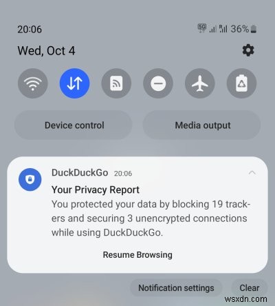 Trình duyệt DuckDuckGo:Có khả năng và tính năng phong phú nhưng thiếu các biện pháp kiểm soát quyền riêng tư nghiêm ngặt 