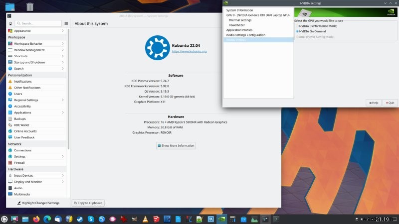Cài đặt Kubuntu trên Slimbook Titan:Hướng dẫn thiết lập đồ họa lai 