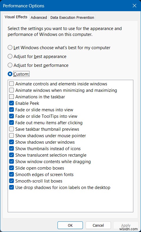Cách tắt ảnh động để có hiệu suất Windows 11 nhanh hơn 