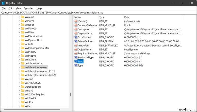 Sửa lỗi “Parameter Is In Chính xác” khi sửa đổi dịch vụ Windows 