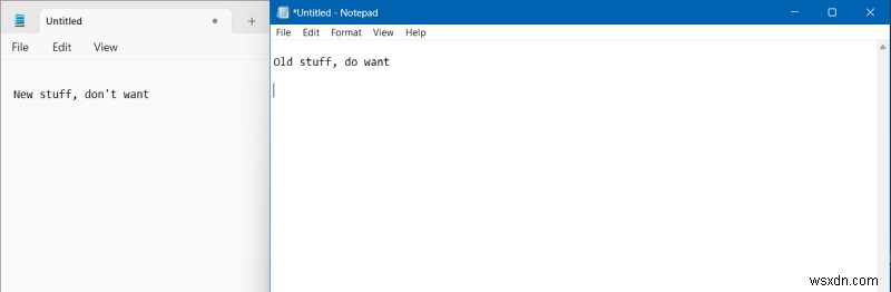 Windows 11 Classic Notepad:Không có tính năng AI, chỉ chỉnh sửa văn bản thuần túy 