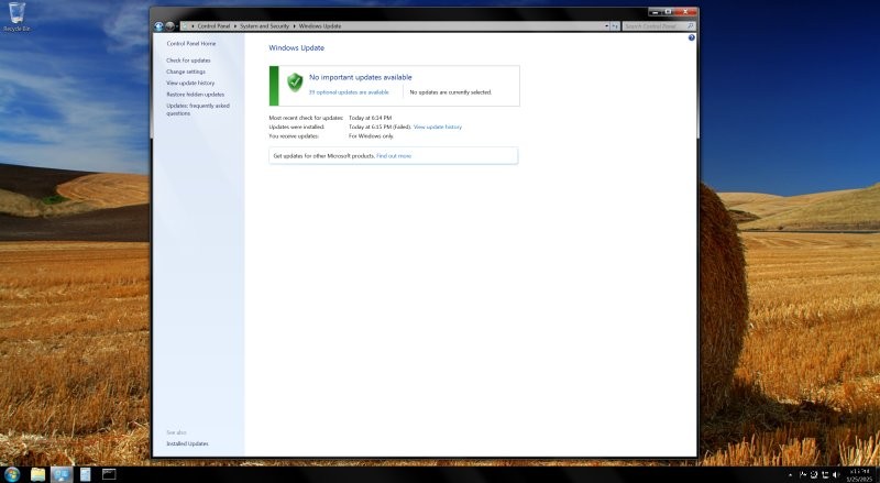 Thăm lại Windows 7 vào năm 2025:Hoài niệm và Hiện thực 