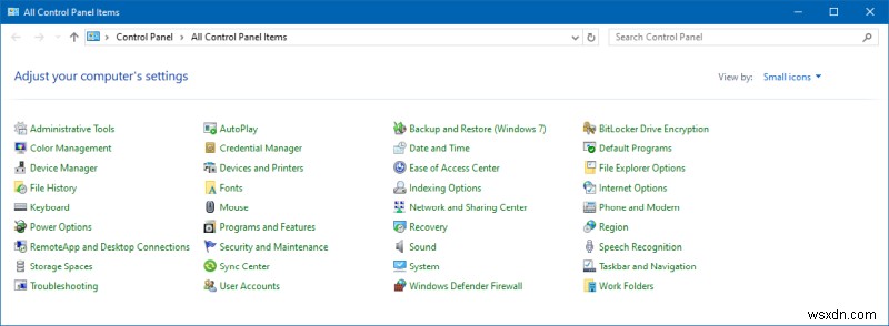 Cài đặt Windows so với Bảng điều khiển:Tại sao Bảng điều khiển tồn tại lâu dài 