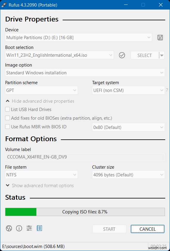 Rufus:Một công cụ Windows đáng tin cậy để tạo ổ USB có khả năng khởi động 