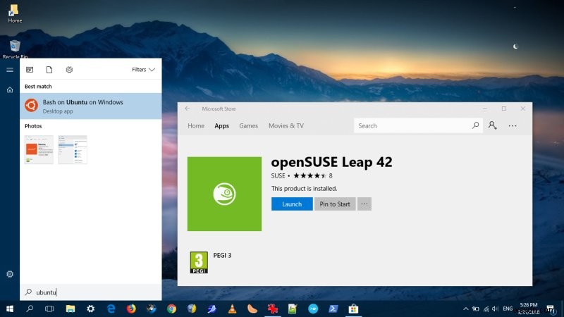 Hệ thống con Windows cho Linux:Chạy các bản phân phối và ứng dụng Linux trên Windows 10 