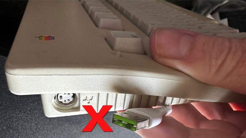 Cách tôi xây dựng Bộ chuyển đổi ADB‑to‑USB có thể định cấu hình để hồi sinh Bàn phím Apple 1990 trên Windows 